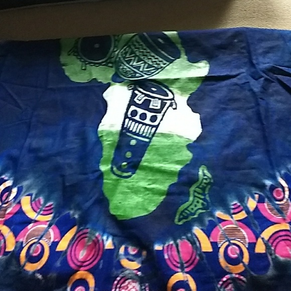 African print danshiki men and women top - Picture 3 of 8